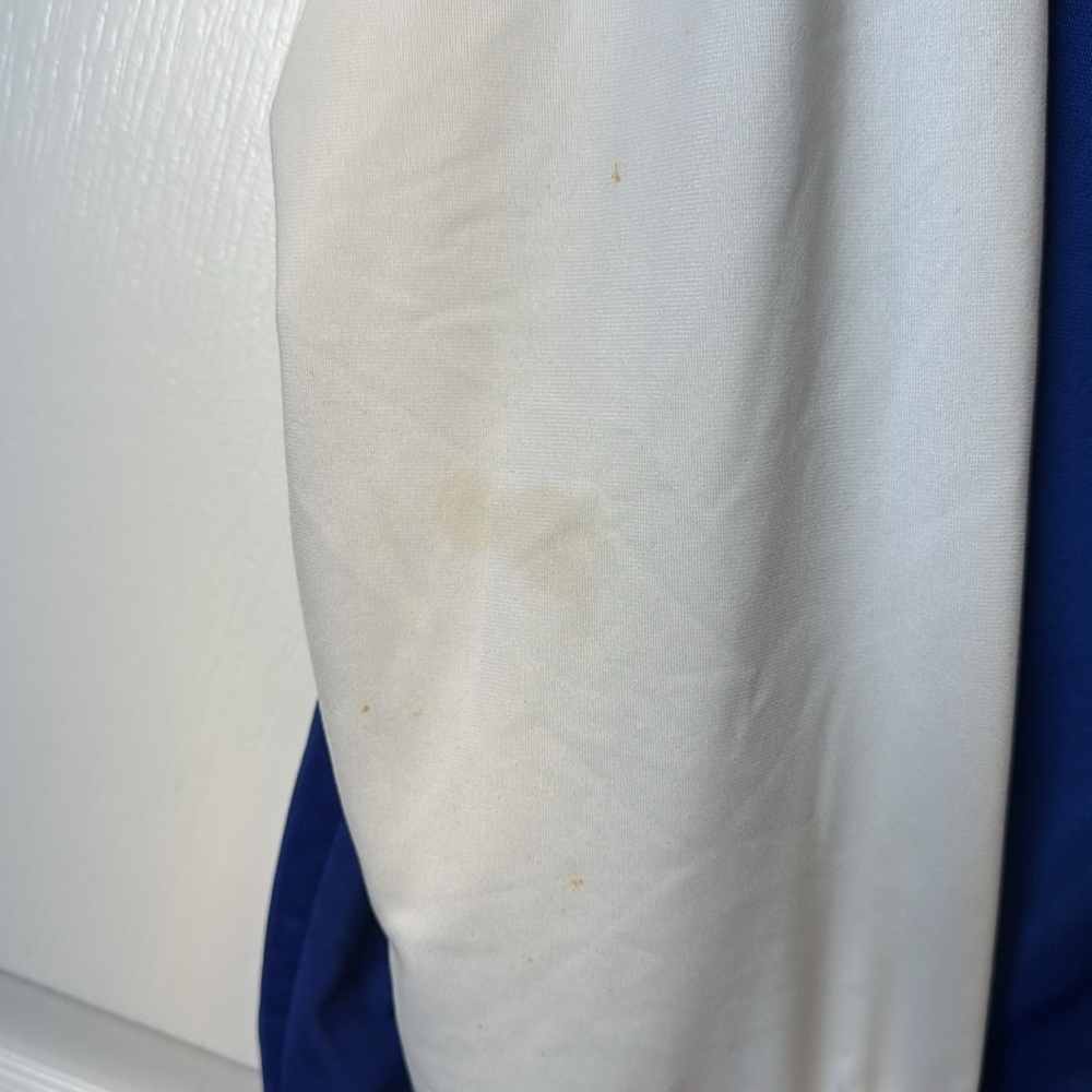 Stitches Los Angeles Dodgers Baseball World Series Blue White Jacket Size Medium - Picture 8 of 11